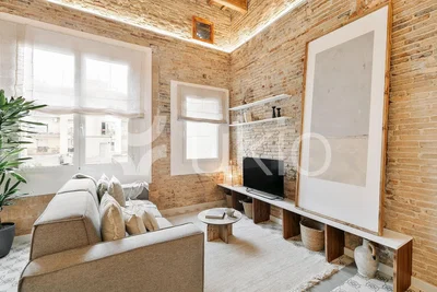 Obývací pokoj; přirozené světlo, moderní styl, výhled