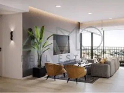 Obývací pokoj; výhled, přirozené světlo, moderní styl