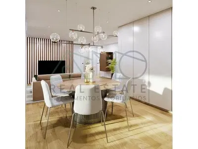 Oturma odası; ahşap zemin, doğal ışık, modern stil