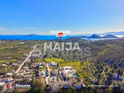 Maison et environs; vue