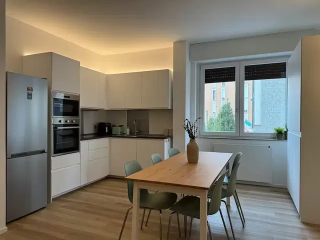 Kitchen; kitchen appliances, natural light, modern style