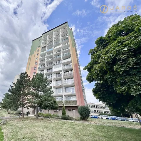 House and surroundings; view