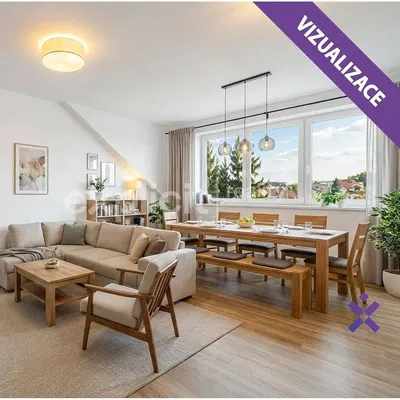 Woonkamer; uitzicht, natuurlijk licht, moderne stijl