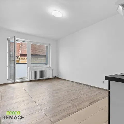 Living room; tile floor, natural light, renovated