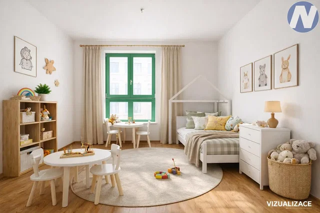Kinderkamer; natuurlijk licht, moderne stijl