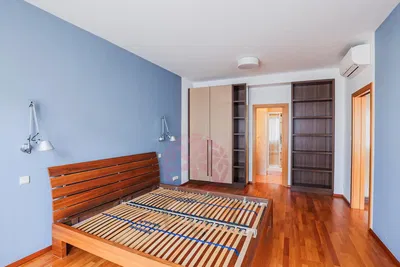 Bedroom; wood floor, natural light