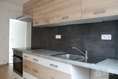 Küche; küchengeräte, renoviert, tageslicht, moderner stil