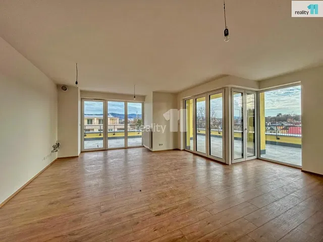 Living room; view, wood floor, natural light