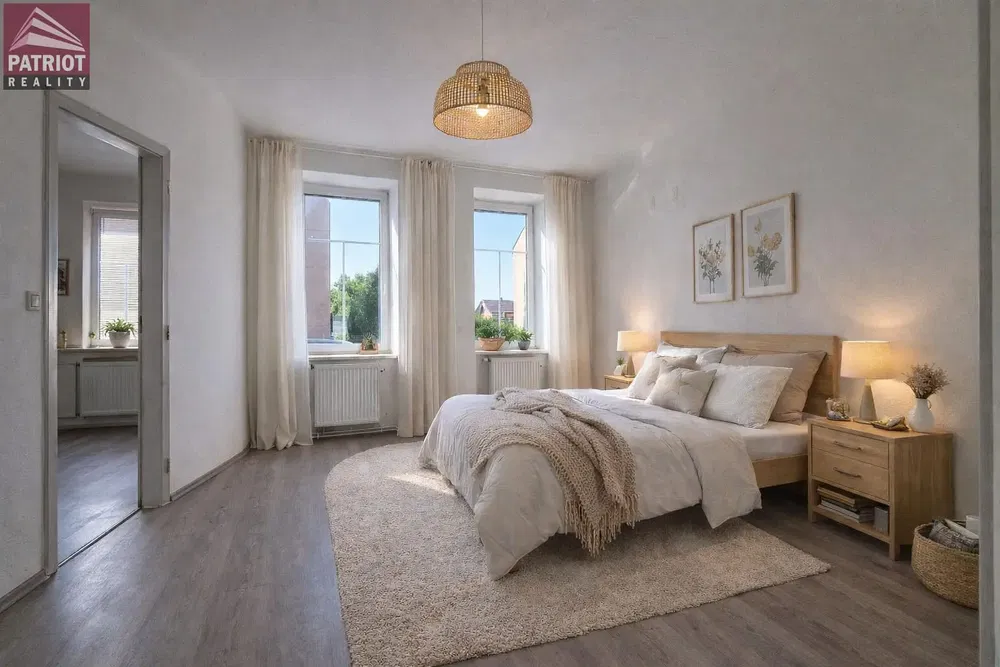 Schlafzimmer; tageslicht, moderner stil