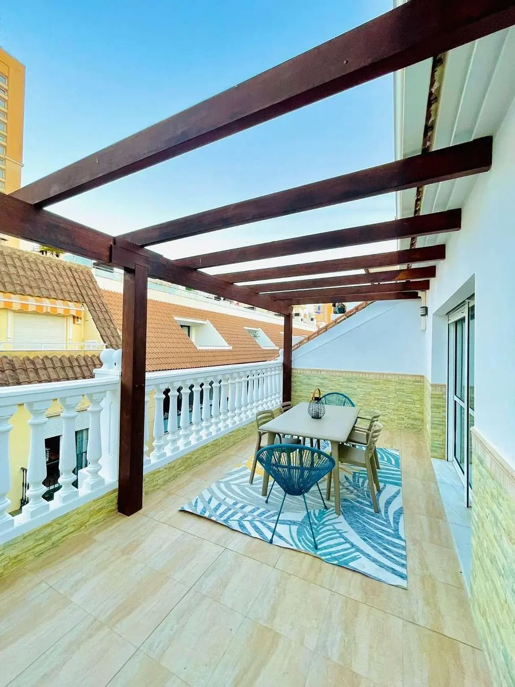 Terrasse; blick, fliesenboden