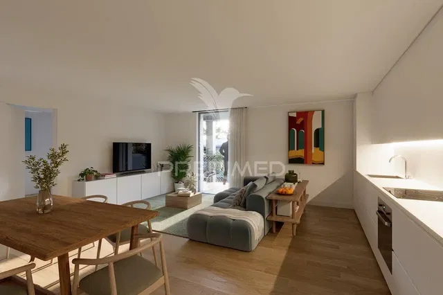 Salon; lumière naturelle, style moderne, électroménager