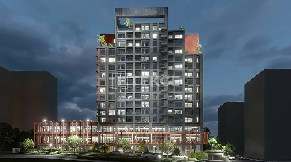 Maison et environs; vue