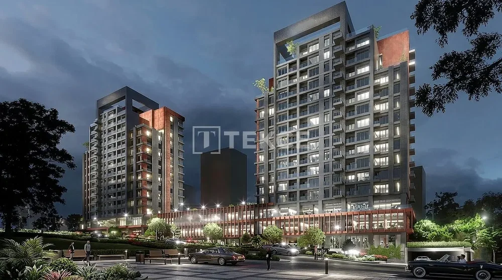 Maison et environs; vue