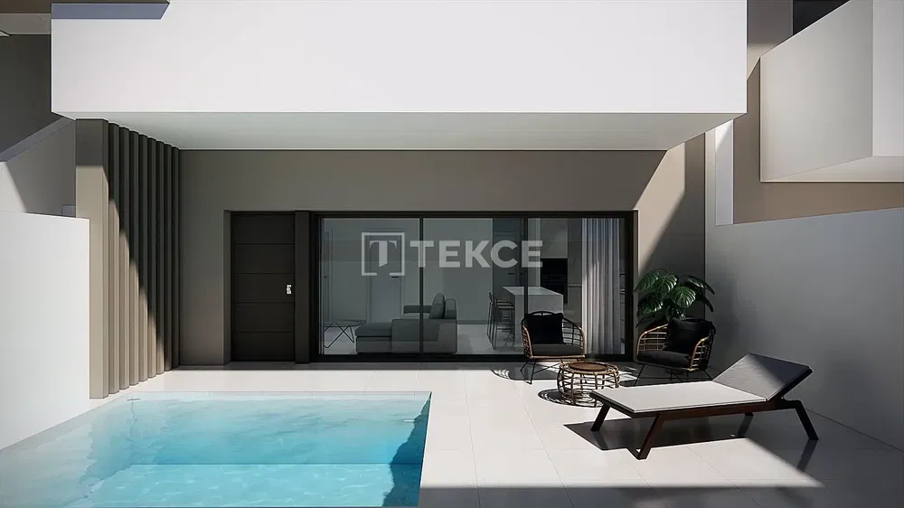 Terrasse; vue, lumière naturelle, style moderne