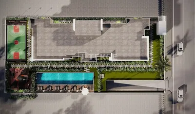 Haus und umgebung; blick