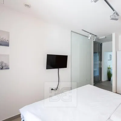 Chambre; lumière naturelle, style moderne