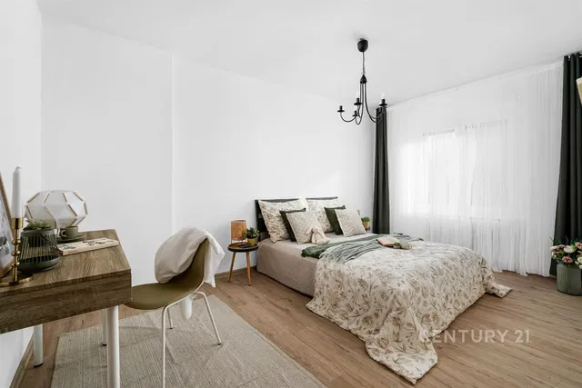 Chambre; parquet, lumière naturelle, style moderne