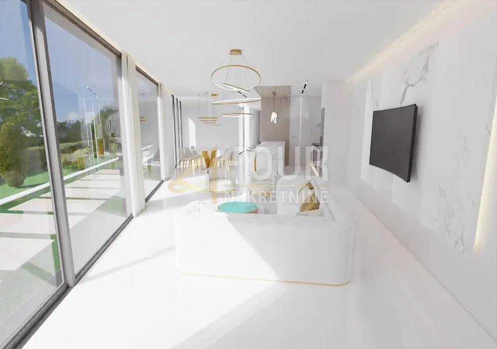 Salon; vue, style moderne, lumière naturelle