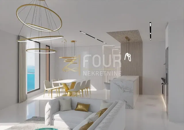 Living room; view, modern style, natural light, renovated