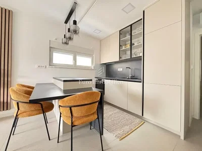 Kuhinja; kuhinjski aparati, prirodno svjetlo, moderni stil