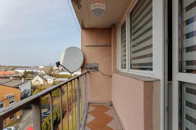 Balkon; blick, fliesenboden