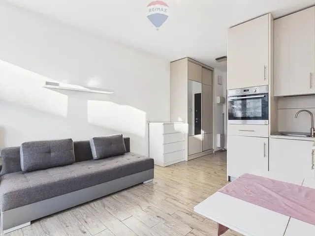 Living room; modern style, wood floor, natural light