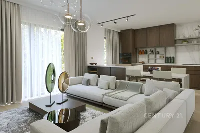 Oturma odası; manzara, doğal ışık, modern stil