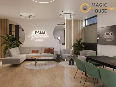 Living room; modern style, wood floor, natural light