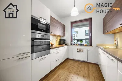 Mutfak; mutfak aletleri, manzara, modern stil