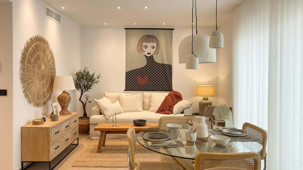 Wohnzimmer; tageslicht, moderner stil