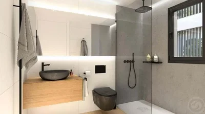 Badezimmer; tageslicht, renoviert