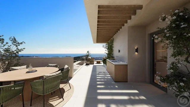 Terrasse; vue, lumière naturelle
