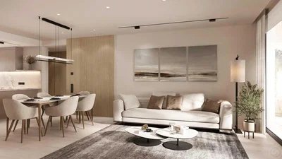 Oturma odası; modern stil, doğal ışık, ahşap zemin