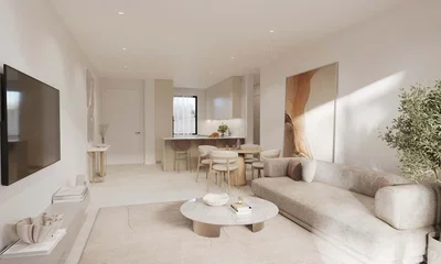 Oturma odası; doğal ışık, modern stil