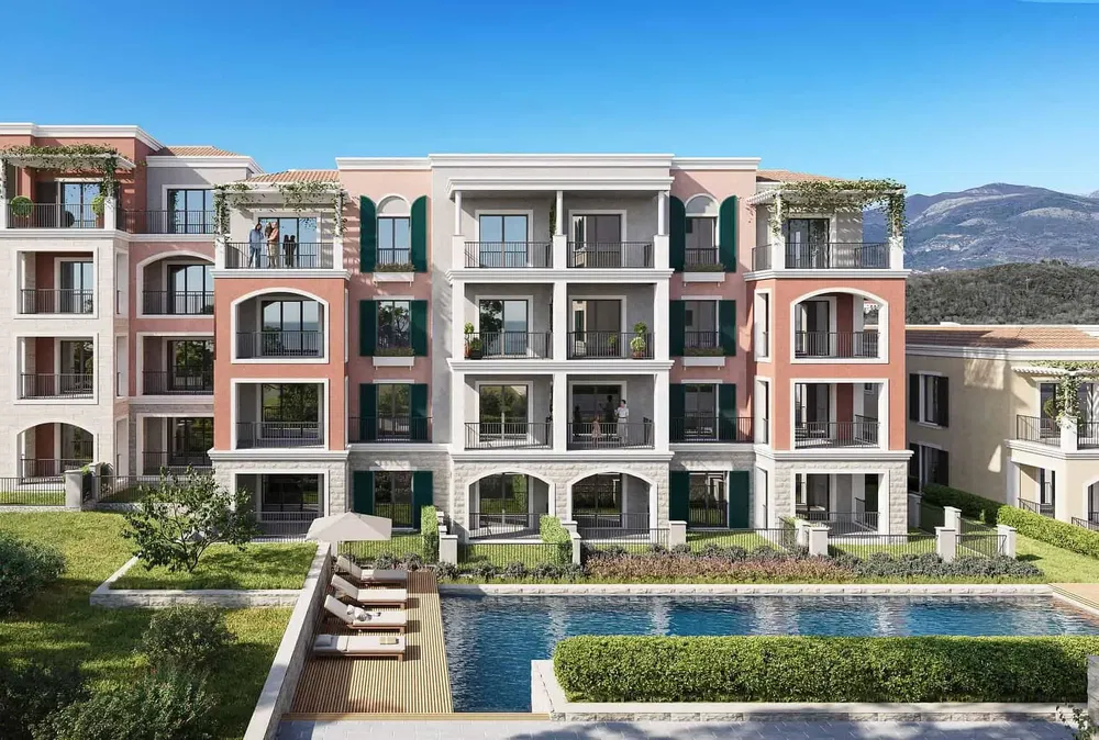 Dům a okolí; výhled