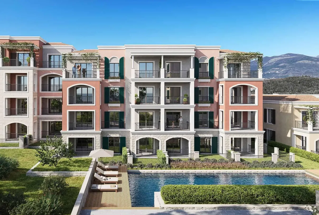 Dům a okolí; výhled