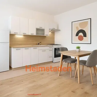 Mutfak; modern stil, mutfak aletleri, doğal ışık, ahşap zemin