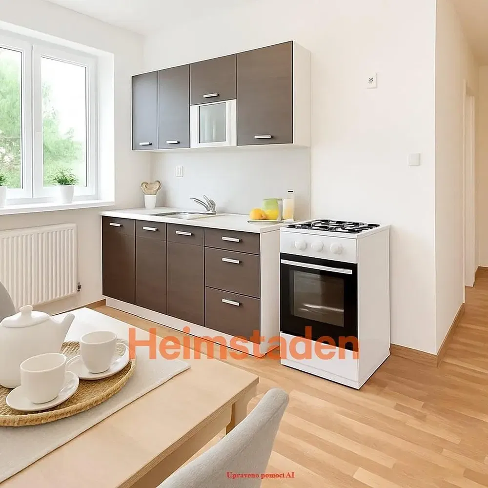 Kuhinja; kuhinjski aparati, prirodno svjetlo, moderni stil