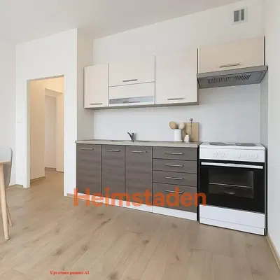 Mutfak; mutfak aletleri, ahşap zemin, tadilatlı, doğal ışık