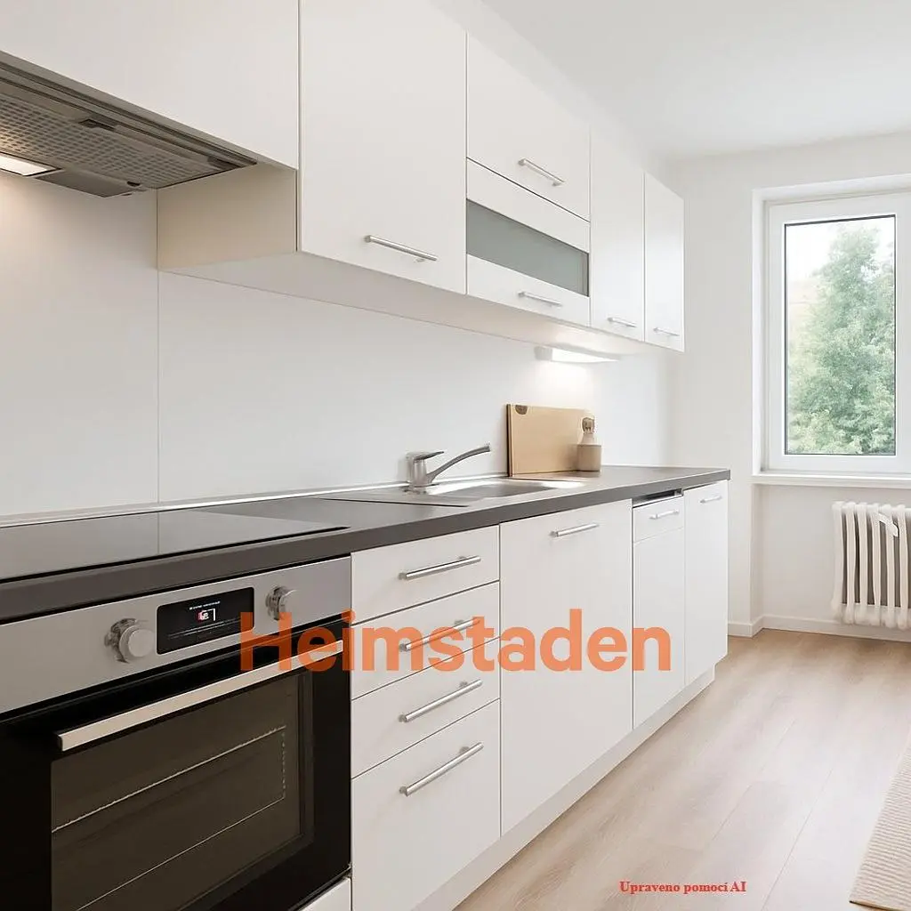 Mutfak; mutfak aletleri, manzara, doğal ışık, modern stil, tadilatlı