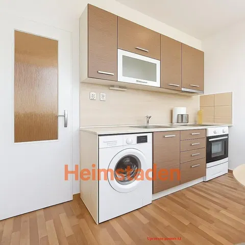 Kitchen; kitchen appliances, wood floor, renovated