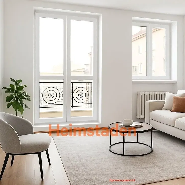 Dnevna soba; pogled, drveni pod, prirodno svjetlo, moderni stil