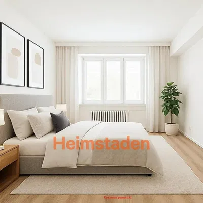 Yatak odası; doğal ışık, modern stil