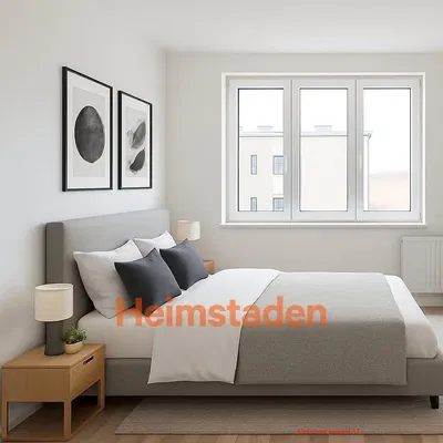 Spavaća soba; prirodno svjetlo, moderni stil