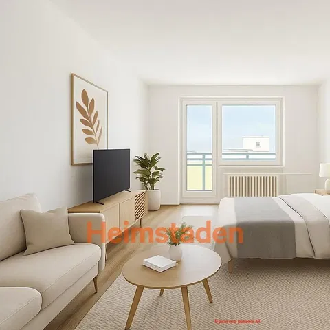 Yatak odası; doğal ışık, modern stil