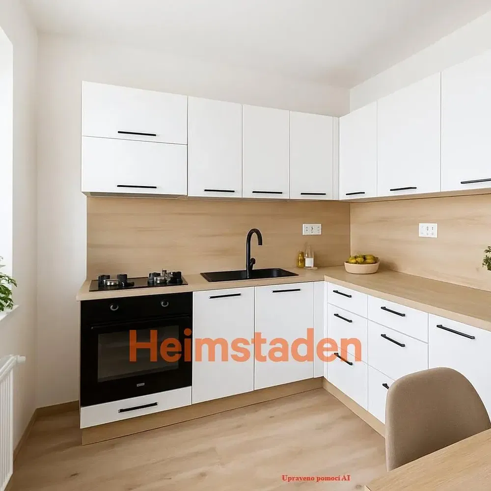 Mutfak; mutfak aletleri, modern stil, tadilatlı, doğal ışık