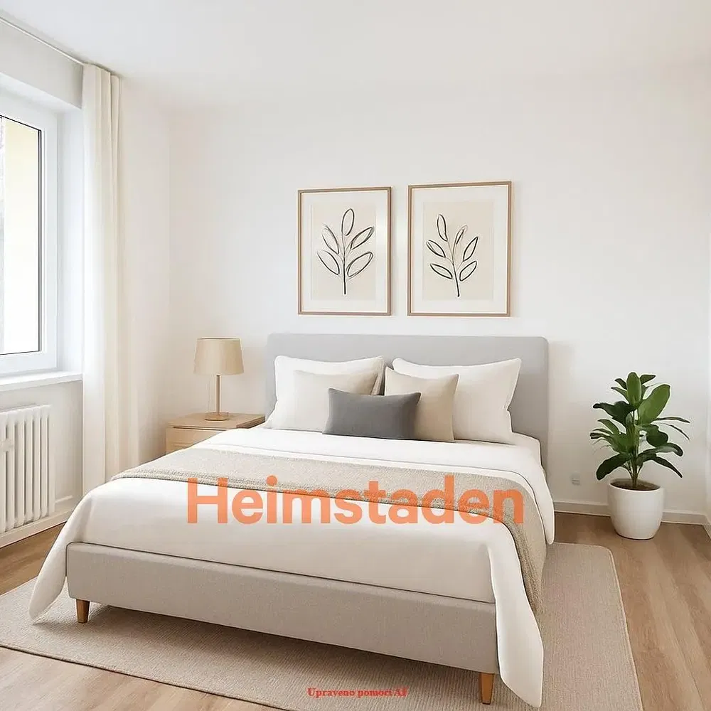 Yatak odası; doğal ışık, modern stil