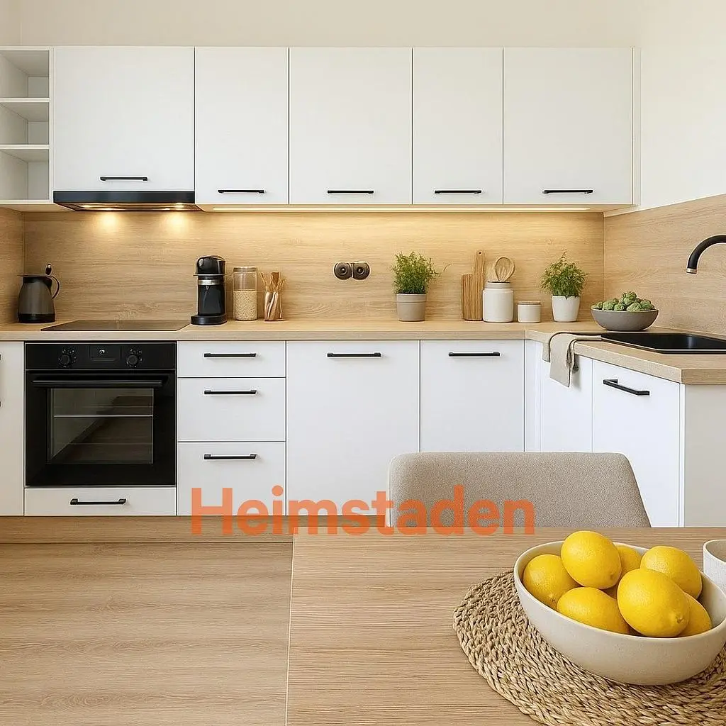 Mutfak; mutfak aletleri, doğal ışık, modern stil, tadilatlı