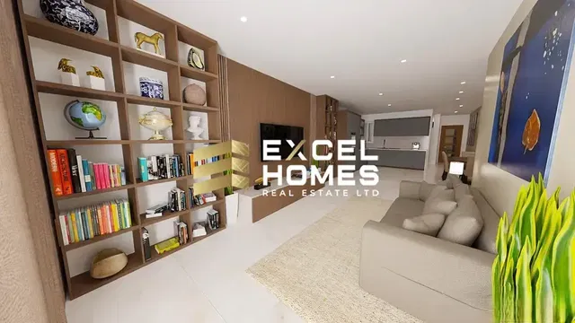 Woonkamer; moderne stijl, natuurlijk licht