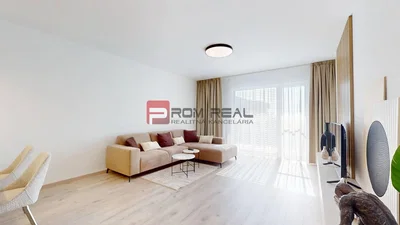 Wohnzimmer; tageslicht, moderner stil, holzboden